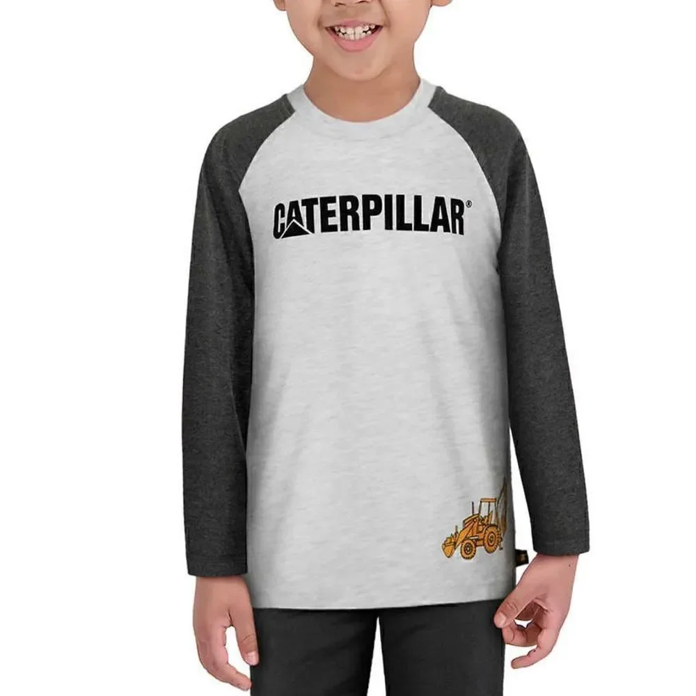 NEW! Caterpillar Kids' 2-piece Set Long sleeve Top and Terry Fleece Jogger - Picture 3 of 7